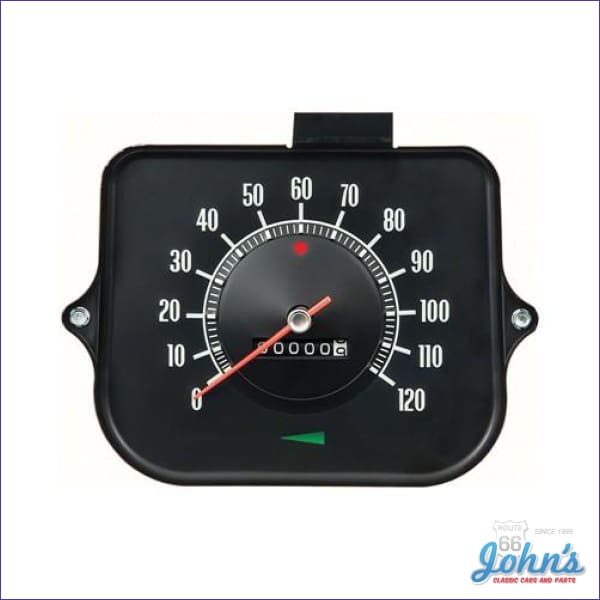 Speedometer Assembly, without speed warning, with or without factory g ...