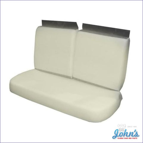 Split Bench Seat Foam- For Cars With Springs In Back Frame. (Os2) A