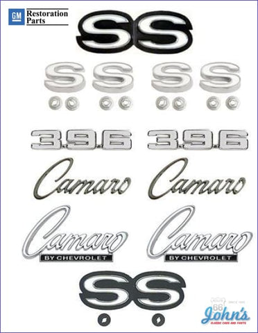 Ss 396 Standard Emblem Kit Gm Licensed Reproduction F1