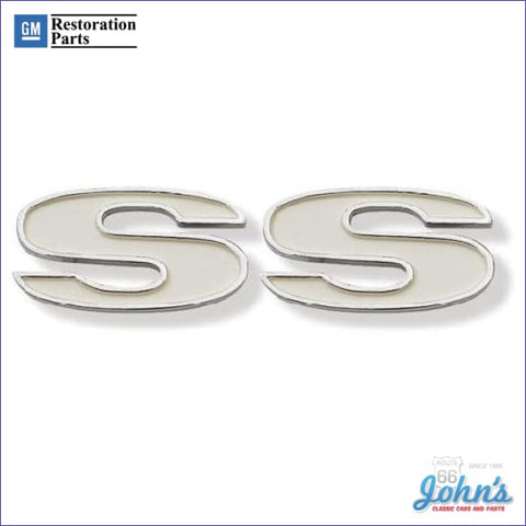 Ss Fender Emblems- Pair Gm Licensed Reproduction F1