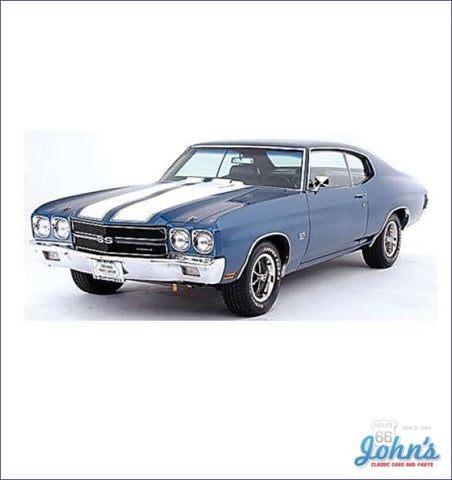 thumbnail image 2 of QH-527 1969 CHEVELLE HOOD AND SIDE STRIPE - VINYL Or PAINT STENCIL 2 of 13