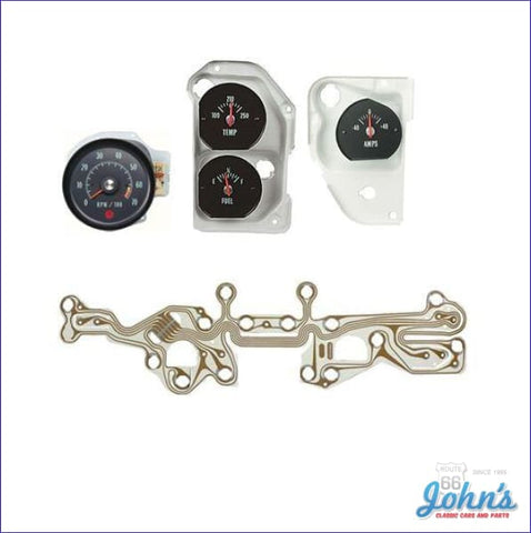 Ss Oe Style Tachometer And Gauge Kit 5500 Red Line. A