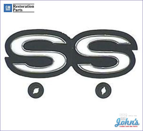 Ss Rear Panel Emblem Gm Licensed Reproduction F1