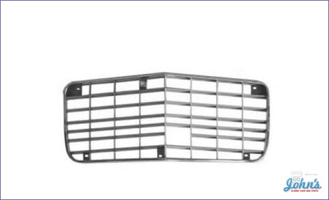 Standard Camaro Grille - With Hood Release Cut Out. Silver (Os1) F2