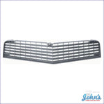 Standard Camaro Upper Grille Silver F2