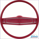 Steering Wheel Kit Gm Licensed Reproduction Camaro 1969 / Red With Shroud A X F1