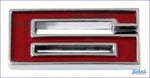 Stick On Emblem 6 For Engine Size - Choose Color. Each Camaro / Red X A F1 F2