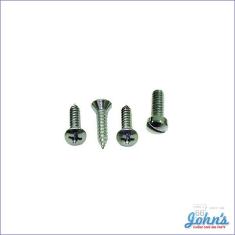 Sunvisor Support Screw Kit- Coupe- 4Pc A F1