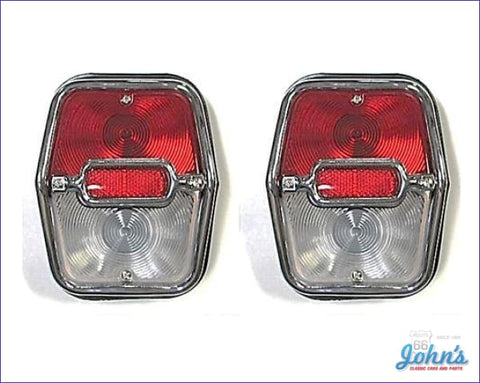 Tail Light Assemblies - Pair. Gm Licensed Reproduction. X
