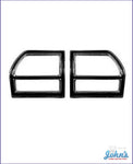 Tail Light Bezels With Bezel To Body Seals- Pair A