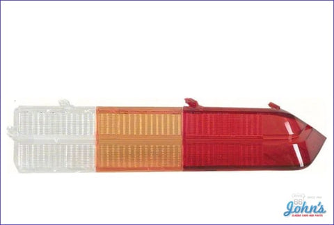 Tail Light Lens Assembly - Without Center Trim. Standard And Z28. Rh. Gm Licensed Reproduction. F2