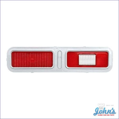 Tail Light Lens Lh. Gm Licensed Reproduction X