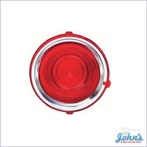 Tail Light Lens Standard. Lh. Gm Licensed Reproduction. F2
