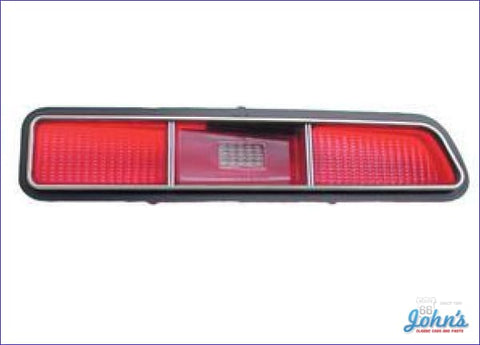Tail Light Lens With Trim- Standard- Rh. Gm Licensed Reproduction. F1