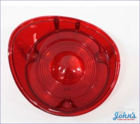 Tail Light Lens Without Chrome Trim Lh. Ea. Gm Licensed Reproduction. A