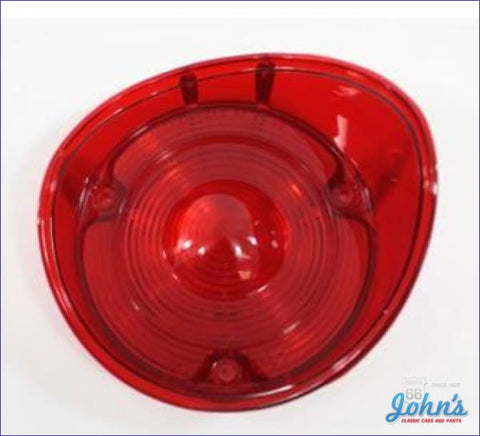 Tail Light Lens Without Chrome Trim Rh. Ea. Gm Licensed Reproduction. A