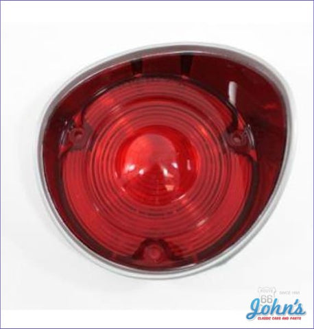 Tail Light Lens Without Chrome Trim Rh Each Gm Licensed Reproduction A