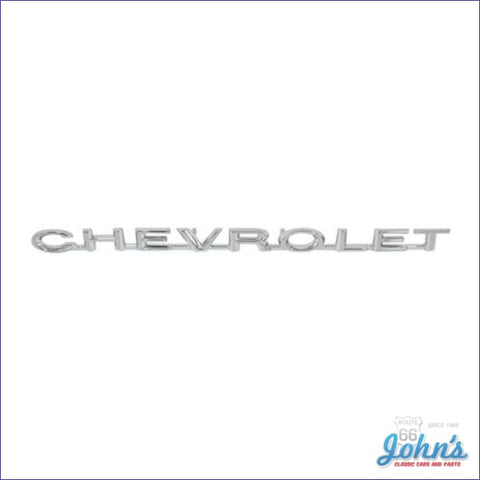 Tailgate Emblem Chevrolet Gm Licensed Reproduction A