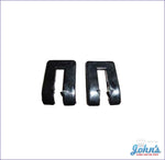 Tailgate Hinge Plastic Covers Pair. A