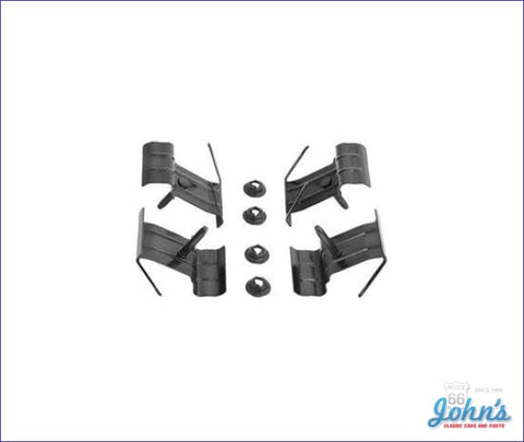 Top Of Tailgate Molding Clips 4 Piece Set. A