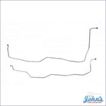 Transmission Cooler Lines With Th350. Stainless Steel (Os1) A F1