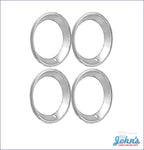 Trim Rings With Factory Lip - Kit Of 4 For 15 X 7 Rally Wheels. (Os1) A F2 F1