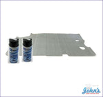 Trunk Mat And Gm Spatter Paint Kit. A