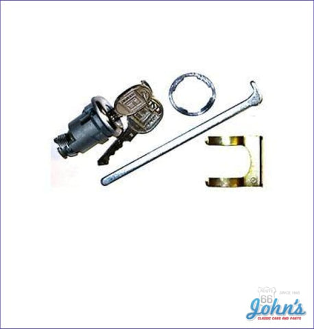 Universal Trunk Lock Kit With Late Style Keys A