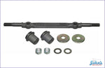 Upper Control Arm Shaft Kit With Bushings. F2