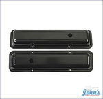 Valve Covers Black Paint To Match With Sb Pair Gm Licensed Reproduction A X F1