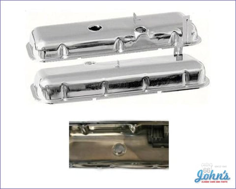Valve Covers Without Oil Drippers Chrome. Bb Power Brakes Oe Correct. Pair A F2 X F1