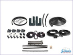 Weatherstrip Kit 2Dr Hardtop. With 8Pc Oem Style Windowfelts. X