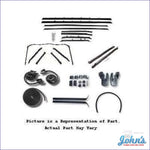 Weatherstrip Kit- Convertible Standard & Rally Sport- Complete Kit With 8Pc Reproduction Inner Outer