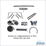 Weatherstrip Kit- Convertible Without Outer Upper Door Reveal Moldings- Complete Kit With 4Pc