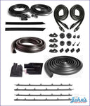 Weatherstrip Kit Coupe. With 4Pc Outer Oem Style Windowfelts. A
