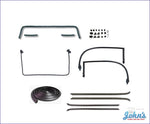 Weatherstrip Kit With Oe Style 4Pc Inner And Outer Windowfelts - For Cars Without Door Upper
