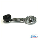 Window Handle With Black Knob With Standard Interior. Each F2 F1
