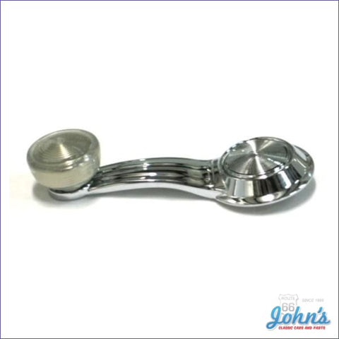 Window Handle With Clear Knob With Standard Interior. Each F2 F1