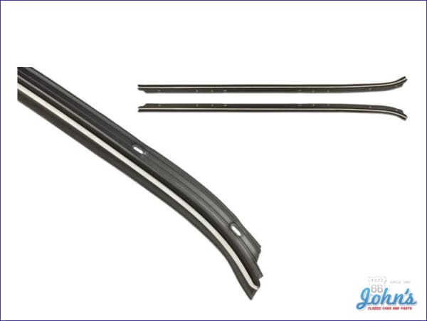 Windowfelts, 2pc Outer set, Reproduction style - for cars without door ...