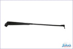 Wiper Arm - With Or Without Hidden Wipers Rh. Black Finish. F2