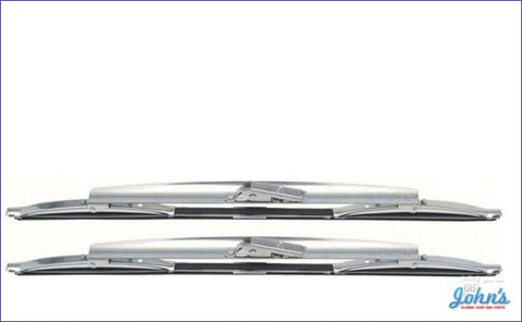 Wiper Blades - Aero Style Except Hardtop Or Convertible. Pair. X